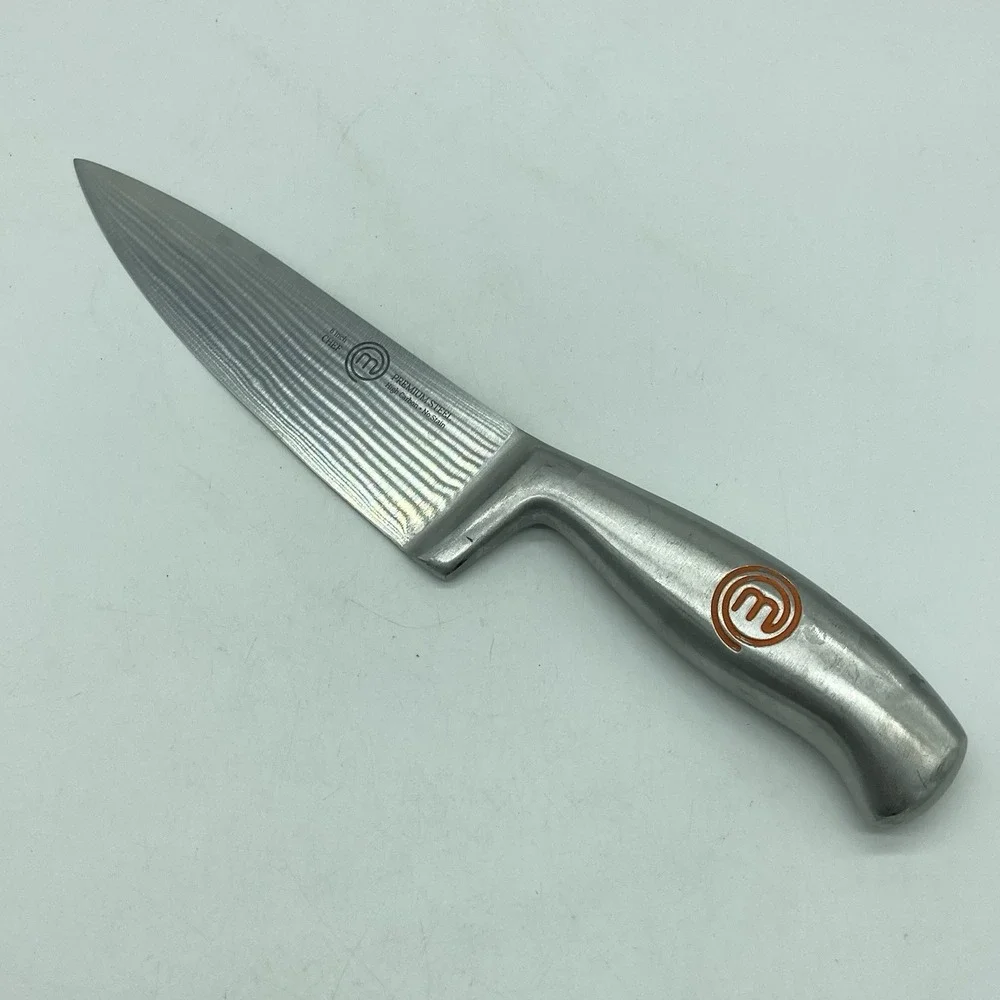 MasterChef Knife Set 4pc Stainless Steele Chef Utility Paring‎ Modern Kitchen